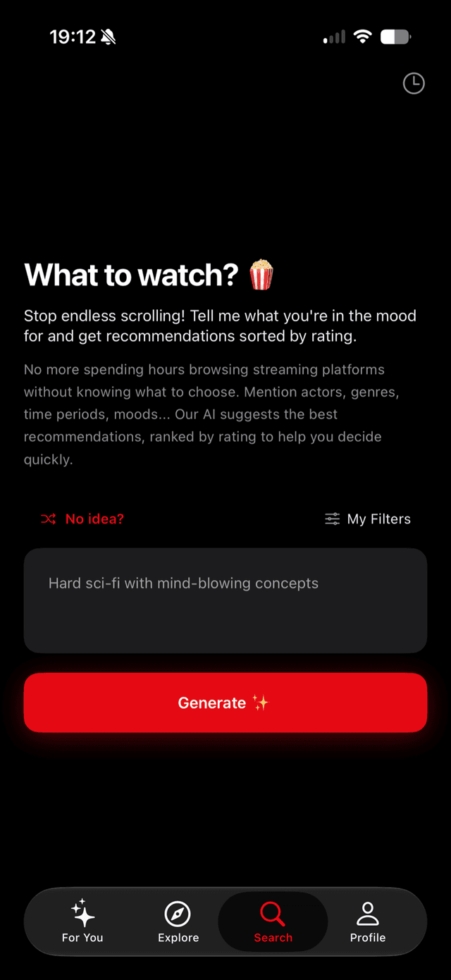 Recherche FastFlix par prompt : décrivez votre envie de film ou série
