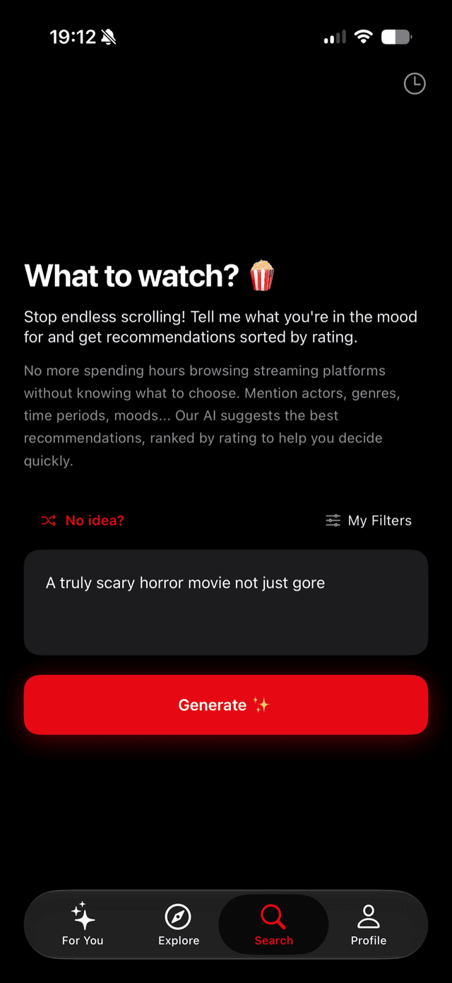Recherche IA FastFlix pour trouver un film ou une série selon l'humeur