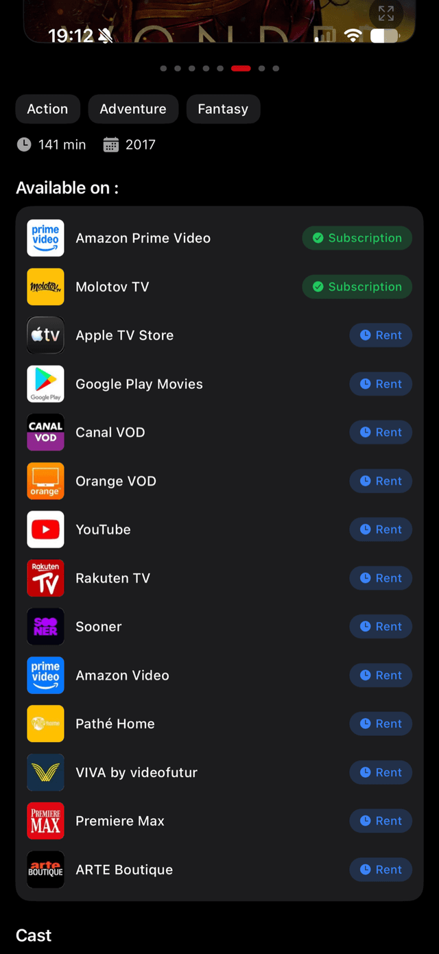 Liste des plateformes de streaming où regarder un film sur FastFlix